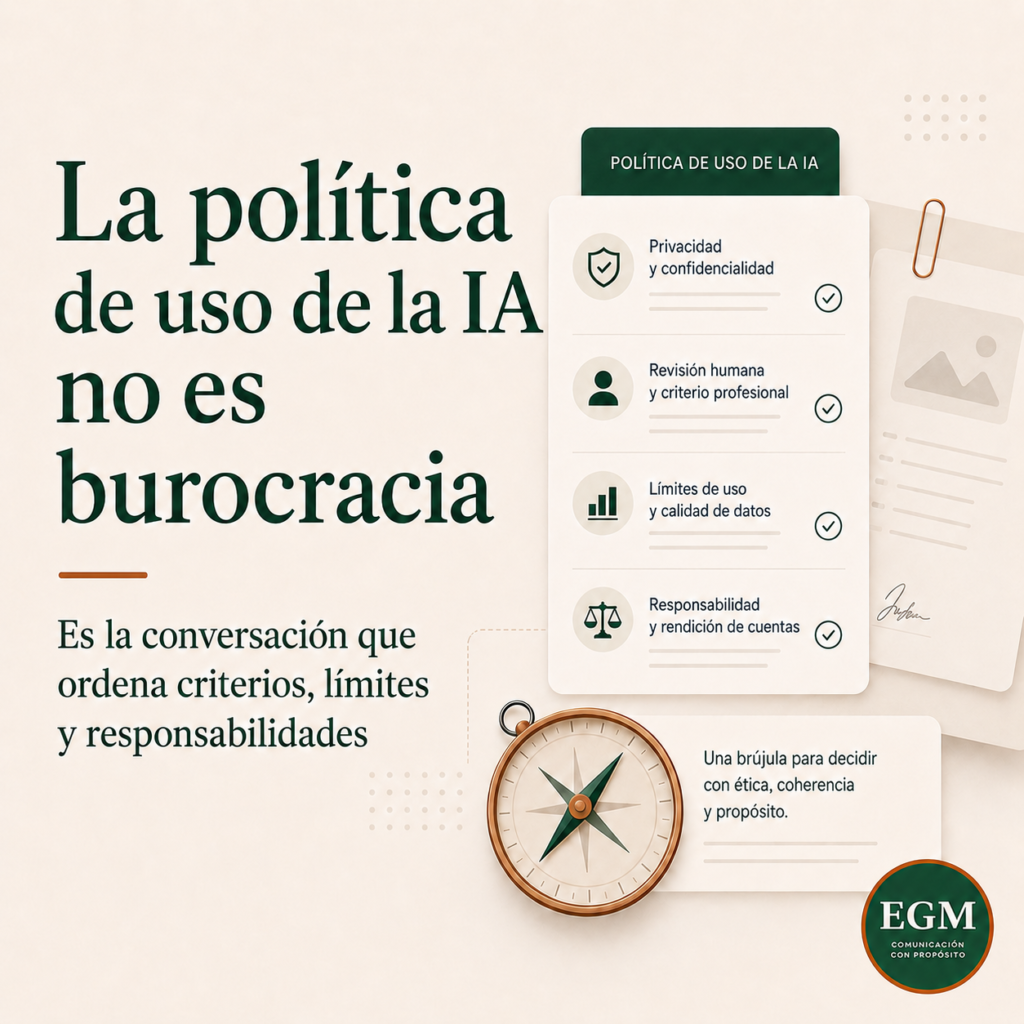 La política de uso de la IA no es burocracia: es gobernanza