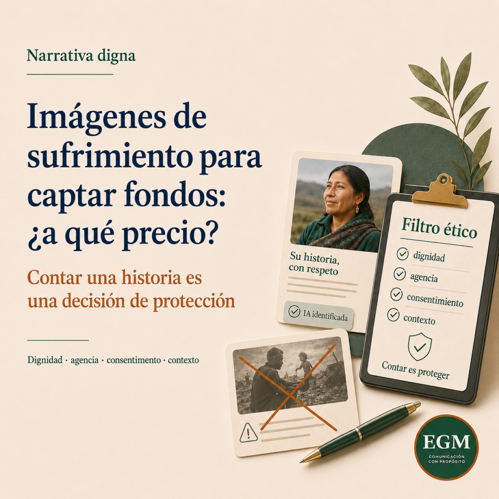 Imágenes de sufrimiento para captar fondos: a qué precio