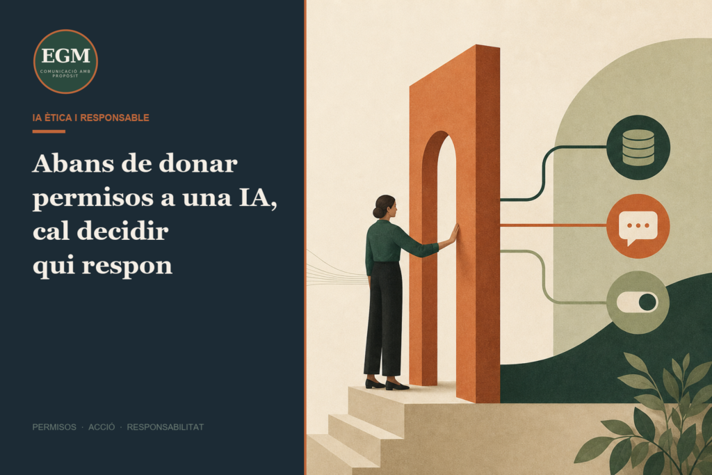 Abans de donar permisos a una IA, cal decidir qui respon